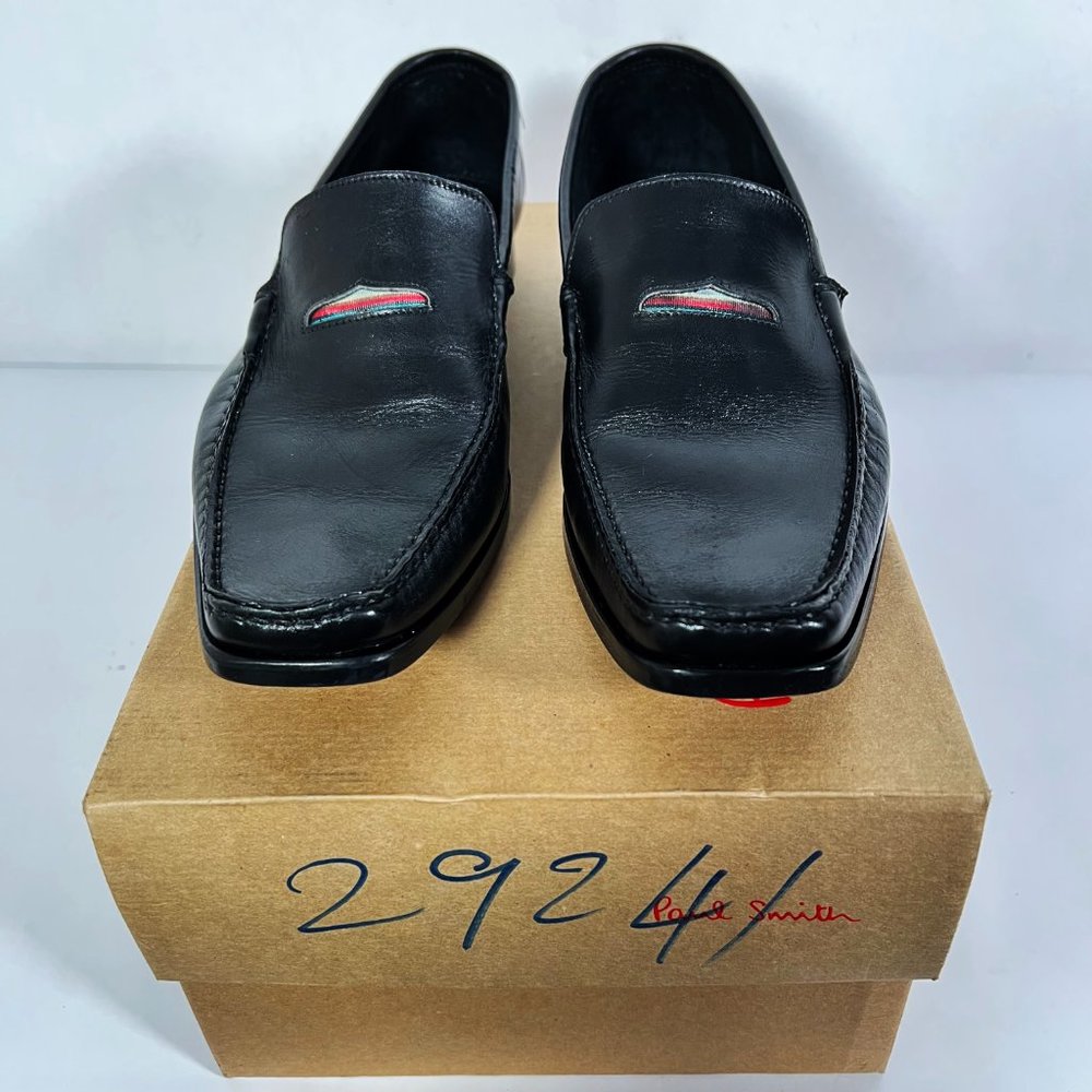 ❤️SOLD❤️Paul Smith Mens Black Leather Jasper S2XD Dress Shoes Size 8 - Picture 4 of 12